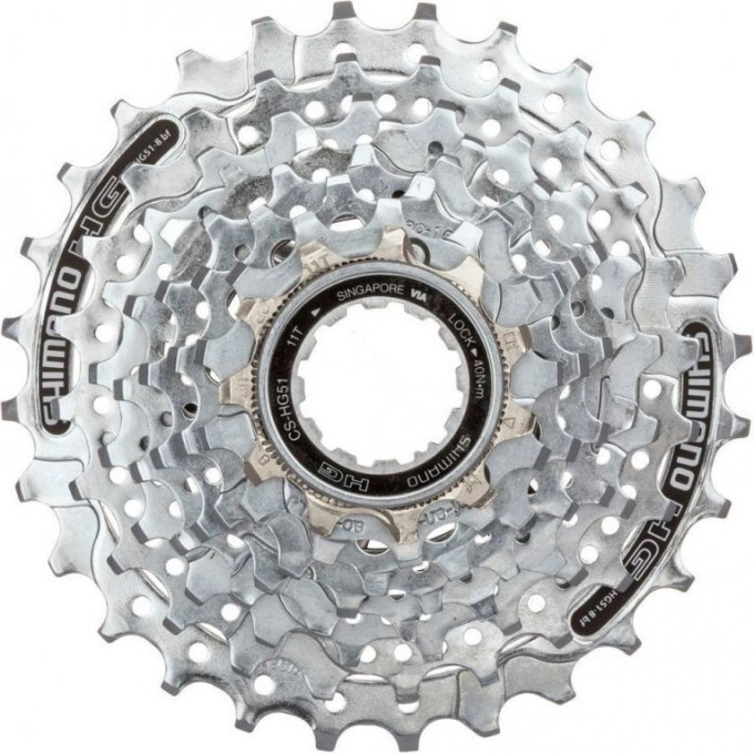 Кассета SHIMANO ALIVIO HG51, 8 скоростей, 11-30 ECSHG518130