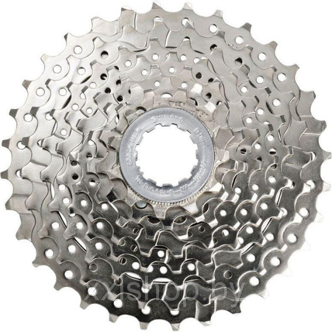 Кассета SHIMANO SORA HG50, 8 скоростей, 12-25, никелированная ICSHG508225