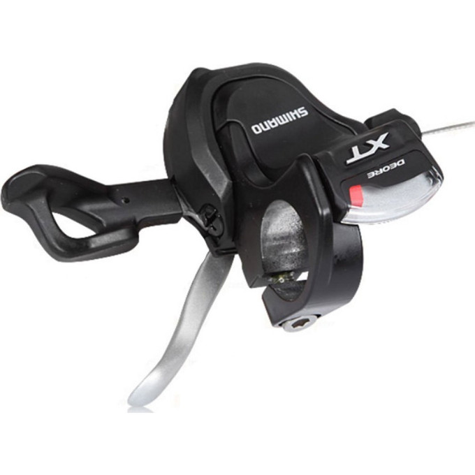 Шифтер SHIMANO XT, M780, левый, 3 скорости, трос+оплетка ISLM780LBP