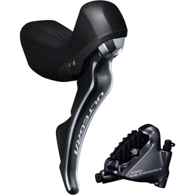 Шифтер/Тормозная ручка SHIMANO ULTEGRA, R8020(правый 11 скоростей)/BR-R8070(задний), трос с оплеткой, SM-BH90, для крепления 25 мм IR8020DRRDSC170A