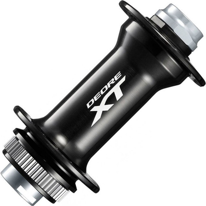 Втулка передняя SHIMANO XT, M8010, 32 ОТВ, C.LOCK, ПОД ПОЛУЮ ОСЬ 15мм(БЕЗ ОСИ), С LOCK RING, OLD:100мм EHBM8010E