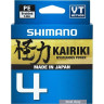 Леска плетёная SHIMANO KAIRIKI 4 PE 150 м серая 0,215 мм 16,7 кг LDM54TE2521515S