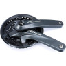 Система SHIMANO ALTUS, M2000, 175 мм, квадрат, 40/30/22T, черной с защитой, с болтами EFCM2000E002C
