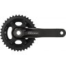 Система SHIMANO DEORE, M6000-2, 170 мм, интегрированный вал, 10 скоростей, 36/26T без каретки, черный EFCM6000CX66X