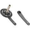 Система SHIMANO DEORE, M6000-3, 175 мм, интегрированный вал, 10 скоростей, 40/30/22T без каретки, черный EFCM6000EX002X