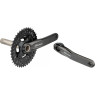 Система SHIMANO DEORE, M6000-3, 175 мм, интегрированный вал, 10 скоростей, 40/30/22T без каретки, черный EFCM6000EX002X