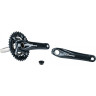 Система SHIMANO DEORE, M617, 170 мм, интегрированный вал, 38/24T без каретки, черный EFCM617CX84L