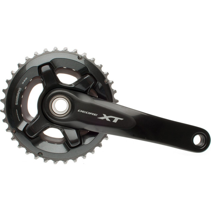 Система SHIMANO DEORE XT, M8000-2, 175мм, для 11 скоростей, 36x26T, без каретки, с бонками для CL 51,8мм/OLD 148мм IFCM8000BEX66