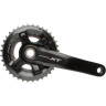 Система SHIMANO DEORE XT, M8000-2, 175мм, для 11 скоростей, 36x26T, без каретки, с бонками для CL 51,8мм/OLD 148мм IFCM8000BEX66
